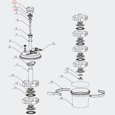 Piesă de schimb: SunSun CPF-380 Filtru de iaz sub presiune Unitate UV